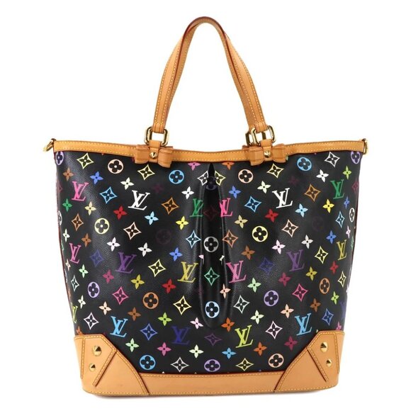 LOUIS VUITTON Monogram Multicolor Sharleen GM Tote Bag Noir M93215 90278709 - Picture 1 of 11